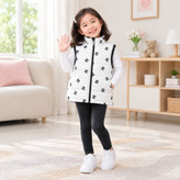 پافر دخترانه طرح شنل Chanel کد 7713059 رنگ سفید