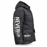 کاپشن پسرانه اسپرت کلاهدار مدل Never Up کد 7713181 در رنگبندی متنوع